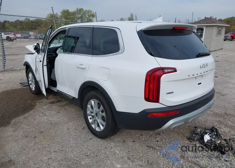 2022 Kia Telluride Lx из США, поврежденный, VIN 5XYP2DHC8NG199783